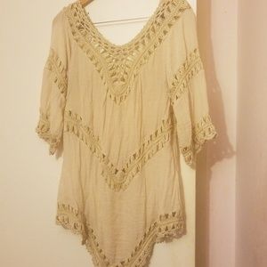 Plus size tunic/cover up
